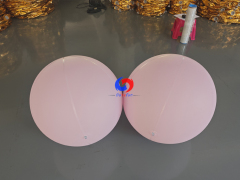 Custom giant pink baby blue inflatable Pastel colors matte balls