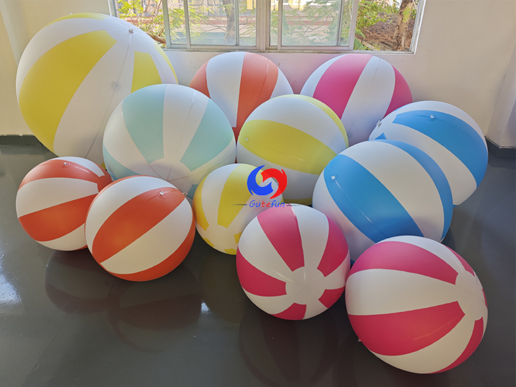 Custom giant inflatable beach balls for summer party swimming pool decorations