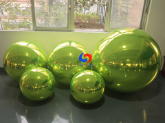 Green shiny balls for luxury party events decorations