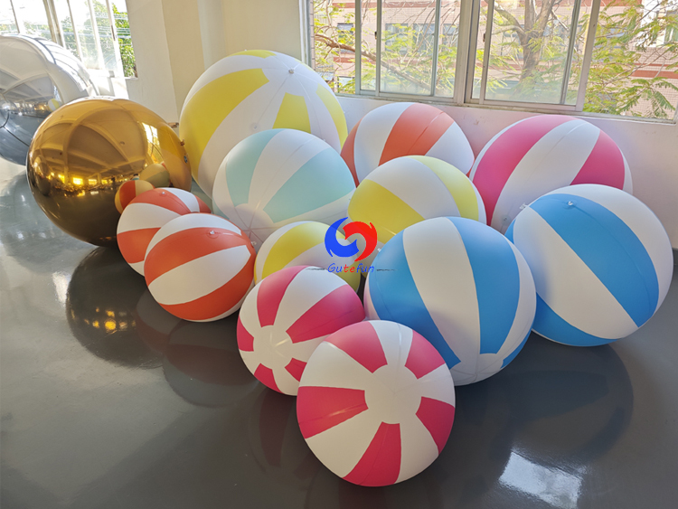 Custom giant inflatable beach balls for summer party swimming pool decorations