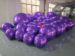 Big shiny purple balloons giant purple shiny balls