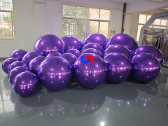 Big shiny purple balloons giant purple shiny balls