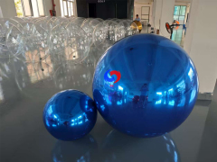 shiny balls in blue