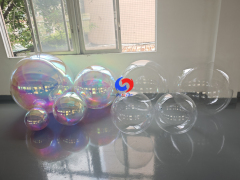 Multi-Size Iridescent & Clear Inflatable Mirror Ball Set