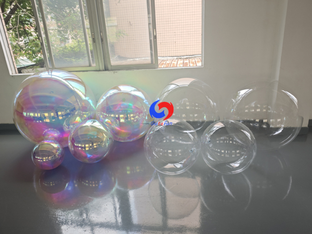 Multi-Size Iridescent & Clear Inflatable Mirror Ball Set
