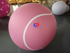 Pastel Pink Inflatable Tennis Mirror Ball  (For sports clubs, event planners, party decor wholesalers)