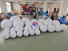 Blank White Giant Inflatable Spheres – Fully Customizable Inflatable Orbs for All Event Branding