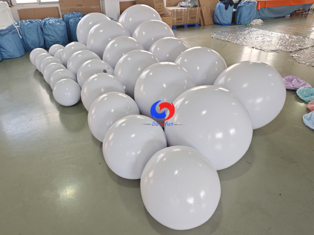 Blank White Giant Inflatable Spheres – Fully Customizable Inflatable Orbs for All Event Branding