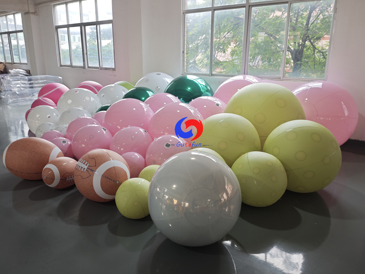 Pink Giant Inflatable Tennis Balls | Girly Sport Decor for Tennis Events