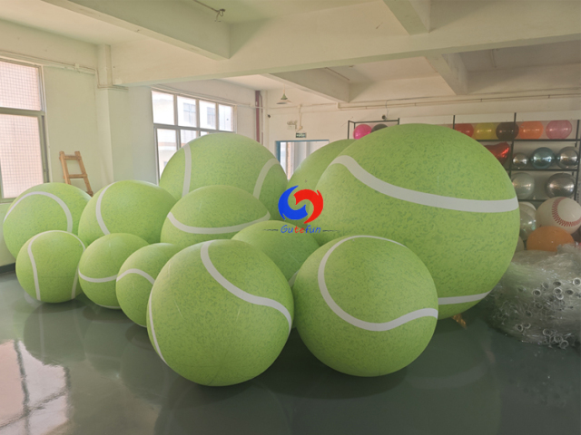 Full‑size range realistic Giant Inflatable Tennis Balls｜Sport‑themed inflatable decor