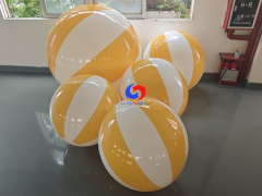 navy‑white & light‑blue‑white Inflatable Striped Beach Ball | Multi‑size Sets