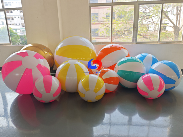 navy‑white & light‑blue‑white Inflatable Striped Beach Ball | Multi‑size Sets