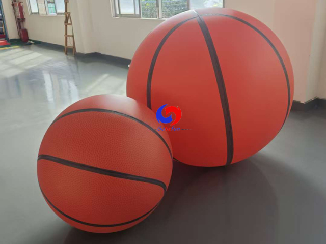 Multi-Size Oversized Basketball Inflatable Set For Sport Themed Installations