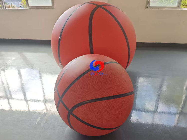 Multi-Size Oversized Basketball Inflatable Set For Sport Themed Installations
