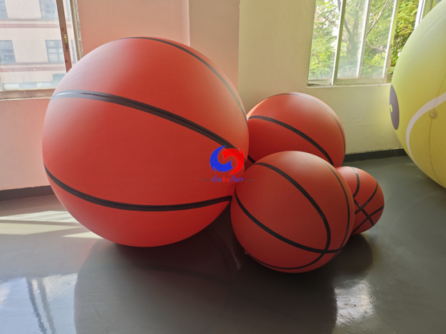 Multi-Size Oversized Basketball Inflatable Set For Sport Themed Installations