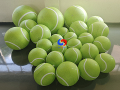 reusable & portable oversized Giant Inflatable Tennis Ball | Bright Lime Green Statement Decor
