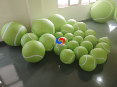 reusable & portable oversized Giant Inflatable Tennis Ball | Bright Lime Green Statement Decor