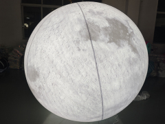 portable & reusable Giant LED Inflatable Moon Ball / huge inflatable moon balloon