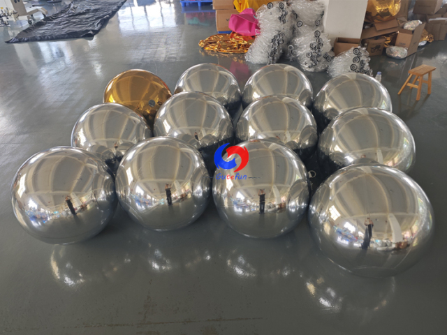 Event & wedding decoration Holographic Iridescent Inflatable Mirror Spheres