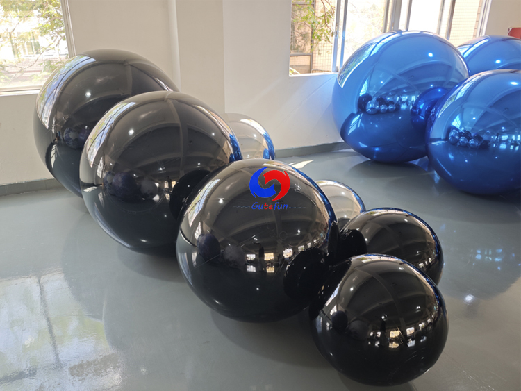 Event & wedding decoration Holographic Iridescent Inflatable Mirror Spheres