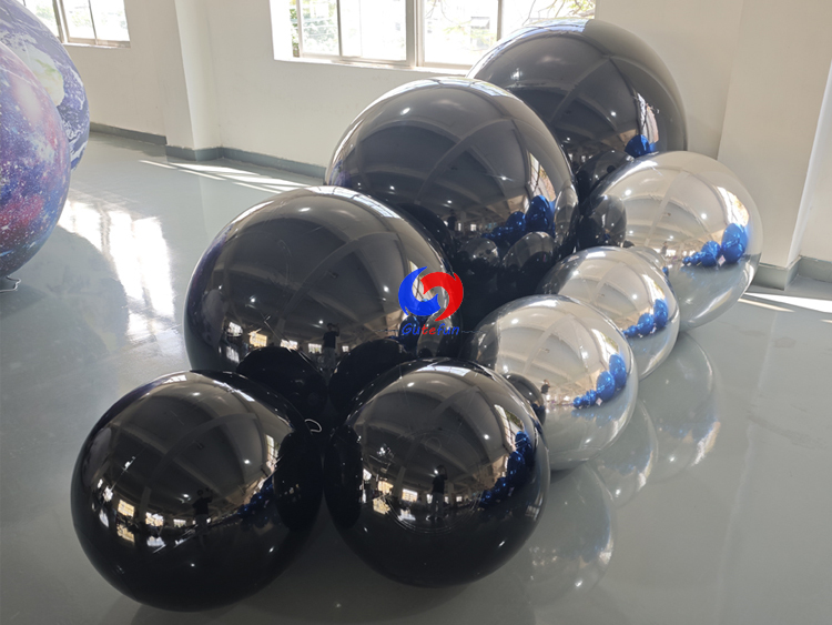 Event & wedding decoration Holographic Iridescent Inflatable Mirror Spheres