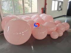 Lightweight Heavy-duty PVC material delicate pastel color Dreamy soft blush pink inflatable balls