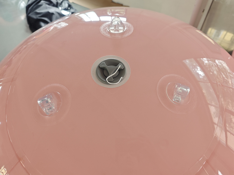 Lightweight Heavy-duty PVC material delicate pastel color Dreamy soft blush pink inflatable balls