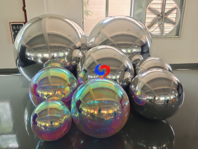 Inflatable Mirror Balls | Silver & Iridescent Holographic