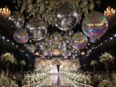 Inflatable Mirror Balls | Silver & Iridescent Holographic