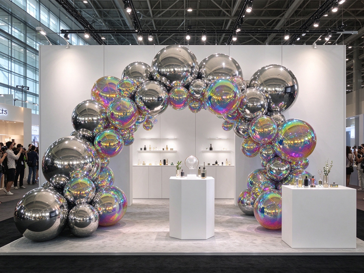 Inflatable Mirror Balls | Silver & Iridescent Holographic