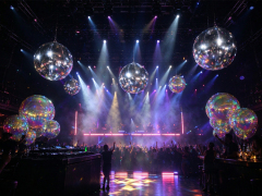 Inflatable Mirror Balls | Silver & Iridescent Holographic