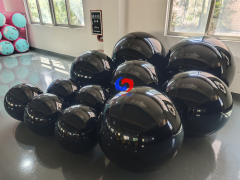 Black Mirror Inflatable Sphere | Moody & sophisticated glossy black mirror balls