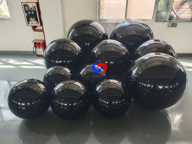 Black Mirror Inflatable Sphere | Moody & sophisticated glossy black mirror balls
