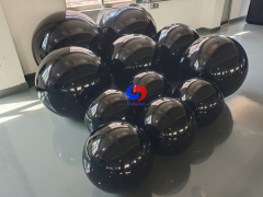 Black Mirror Inflatable Sphere | Moody & sophisticated glossy black mirror balls