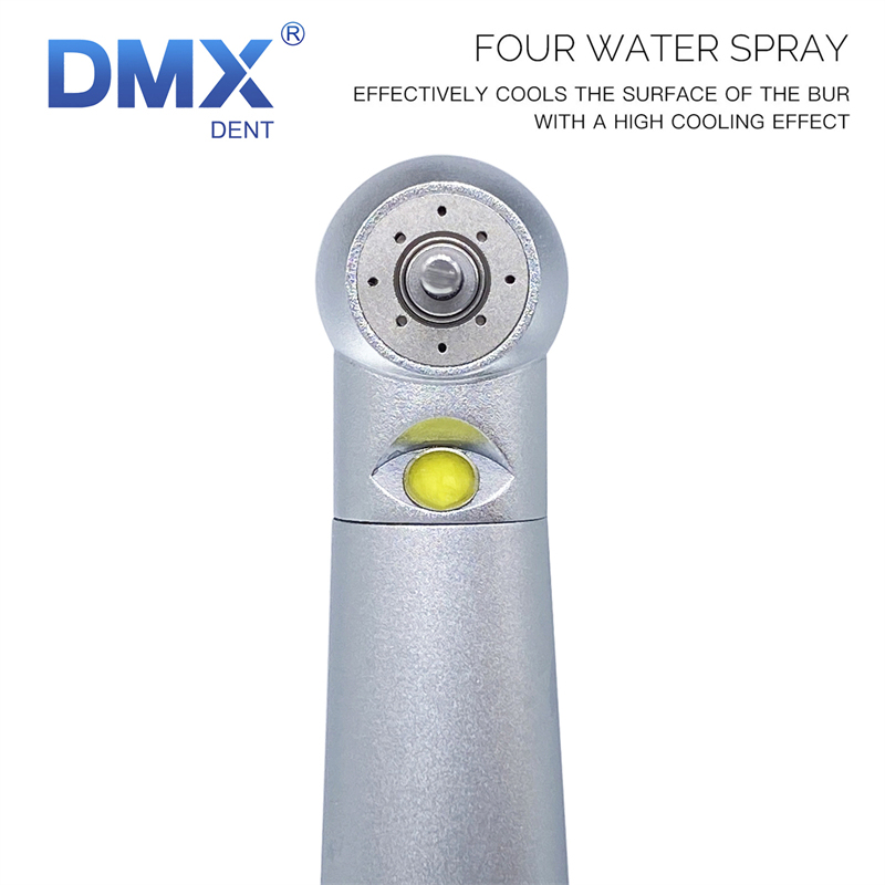 DMXDENT A12-E SPQ Dental E-generator LED High Speed Handpiece 4 Spray+LED Quick Coupler 2/4 Hole
