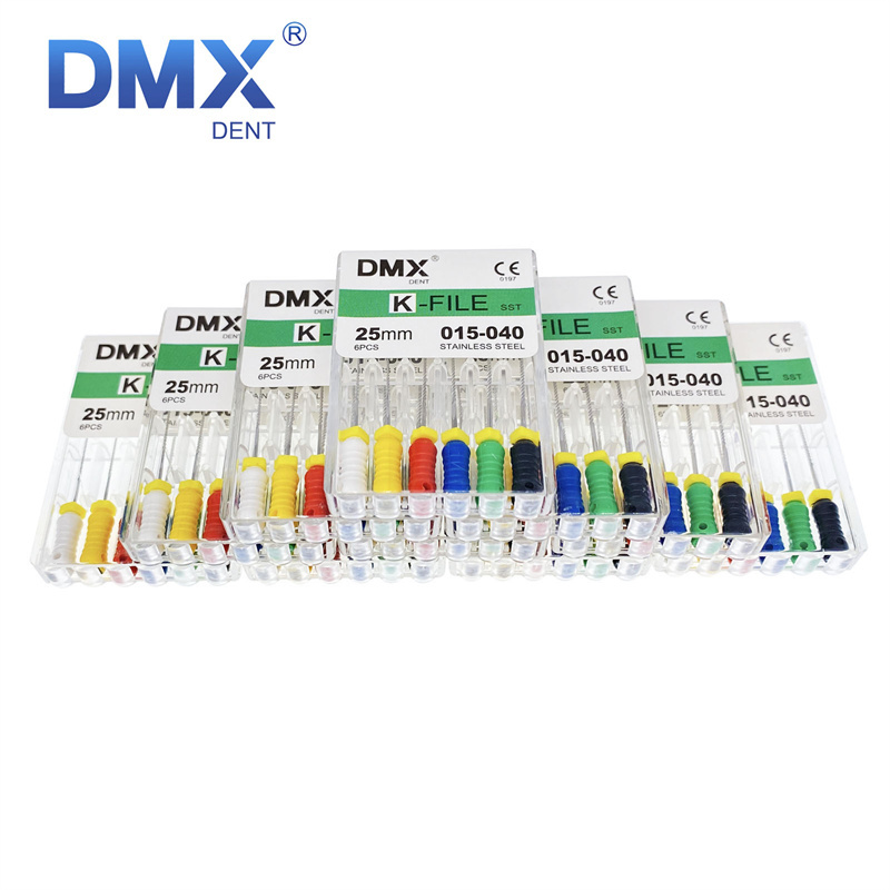 DMXDENT Dental K-File Root Canal Hand Use Endo Endodontics Dental Files