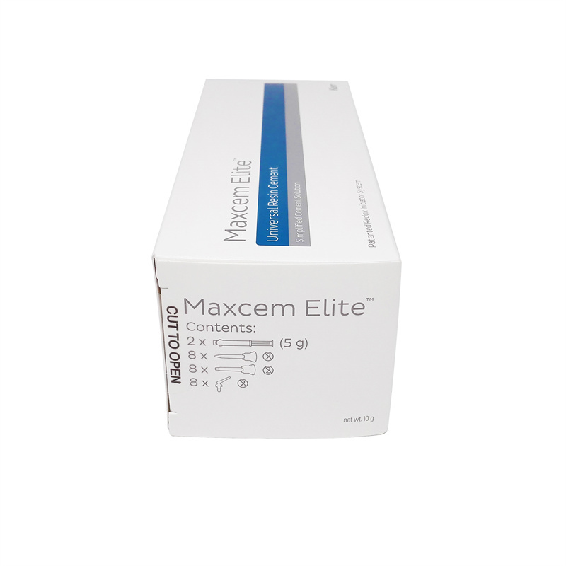 Kerr Maxcem Elite REF 33872 Dental Self Etch Adhesive Resin Cement Syringe 2/Pk Clear 5 Gm