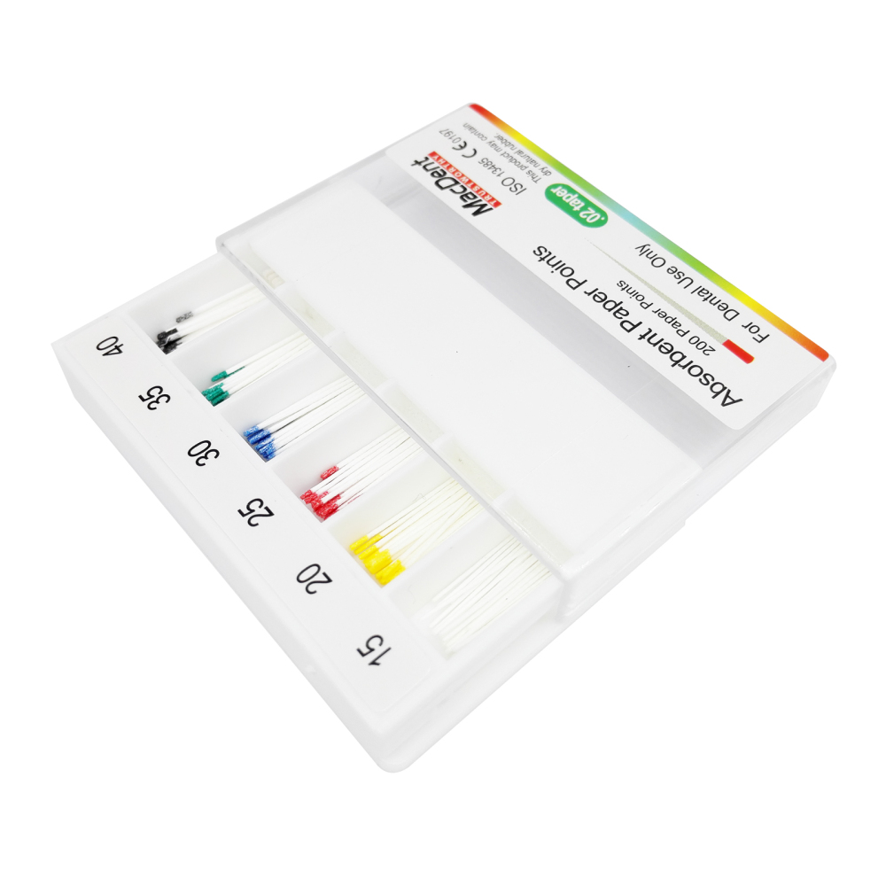 MacDent 0.02 Taper Dental Absorbent Paper Points #25 200pcs/pack