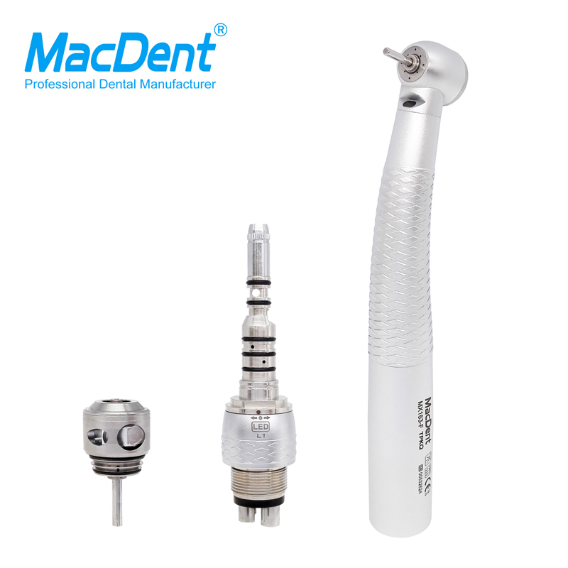 MacDent MX163-F TPKQ Dental Fiber Optic High Speed handpiece Fit KAVO Multiflex