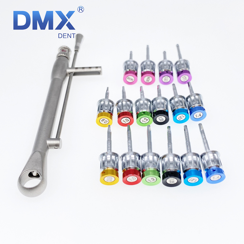 DMXDENT Dental Implant Instrument Universal Prosthetic Restoration Hand Driver Tool Kit