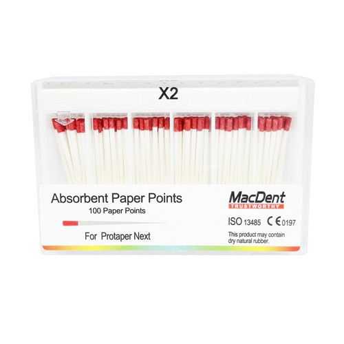MacDent Dental Absorbent Paper Points For Protaper Next X1 X2 X3