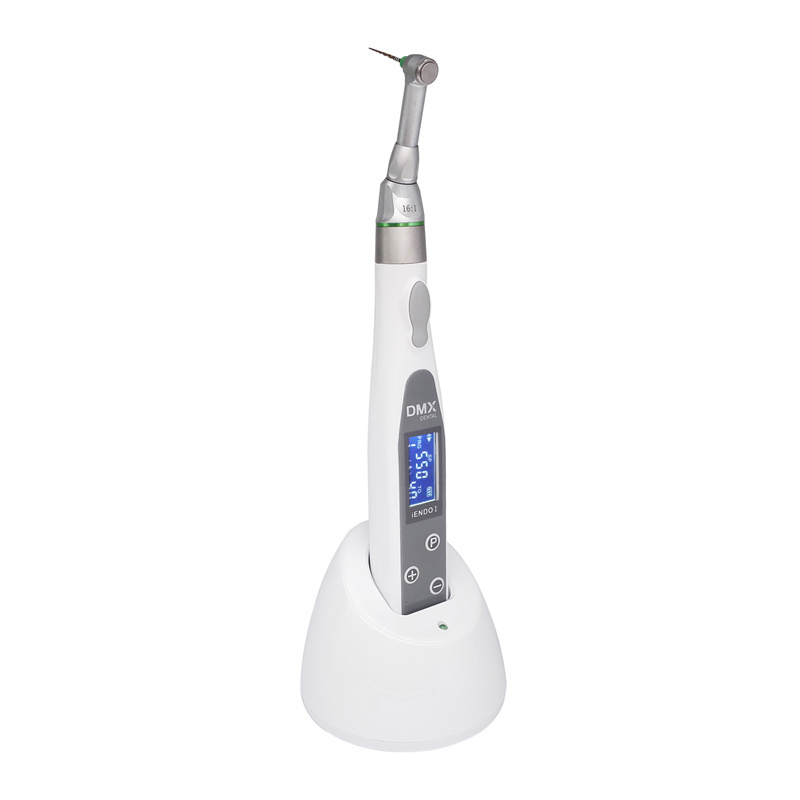 DMXDENT Dental Protaper PT-Blue Heat Activated Niti Endodontic Root Rotary Canal Files LED ENDO Motor Cordless 16:1 Contra Angle Handpiece