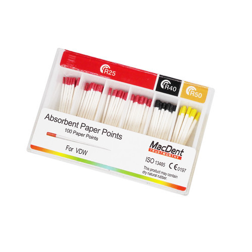 MacDent Dental Absorbent Paper Points For VDW R25 R40 R50