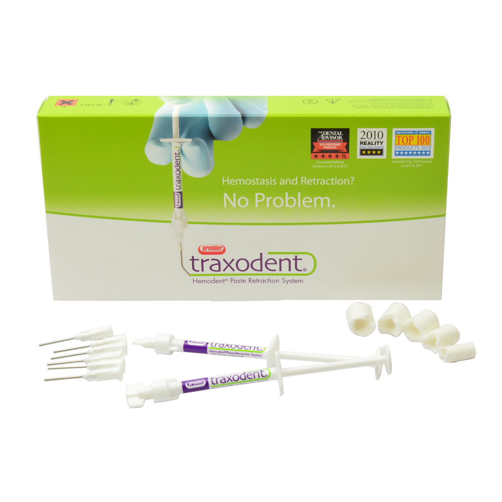 2Pcs Premier Traxodent Hemostat Dental Gingival Retraction Syringe