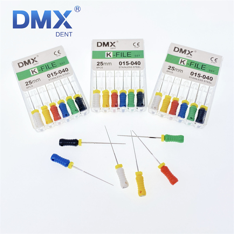 DMXDENT Dental K-File Root Canal Hand Use Endo Endodontics Dental Files