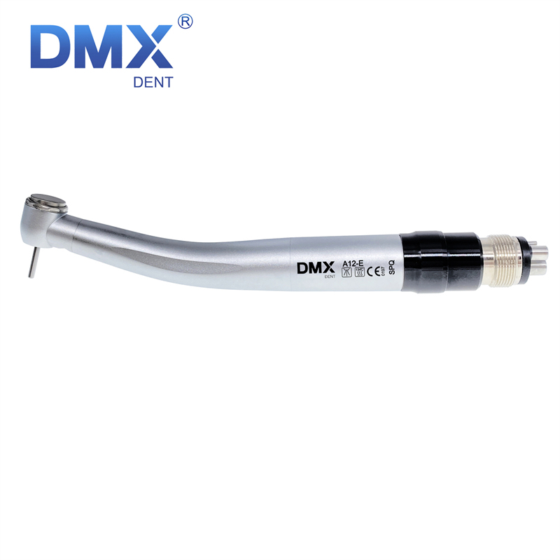 DMXDENT A12-E SPQ Dental E-generator LED High Speed Handpiece 4 Spray+LED Quick Coupler 2/4 Hole