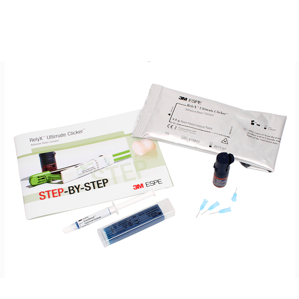 3M RelyX Ultimate Clicker? Dental Adhesive Resin Cement Trail Kit TR REF 56925