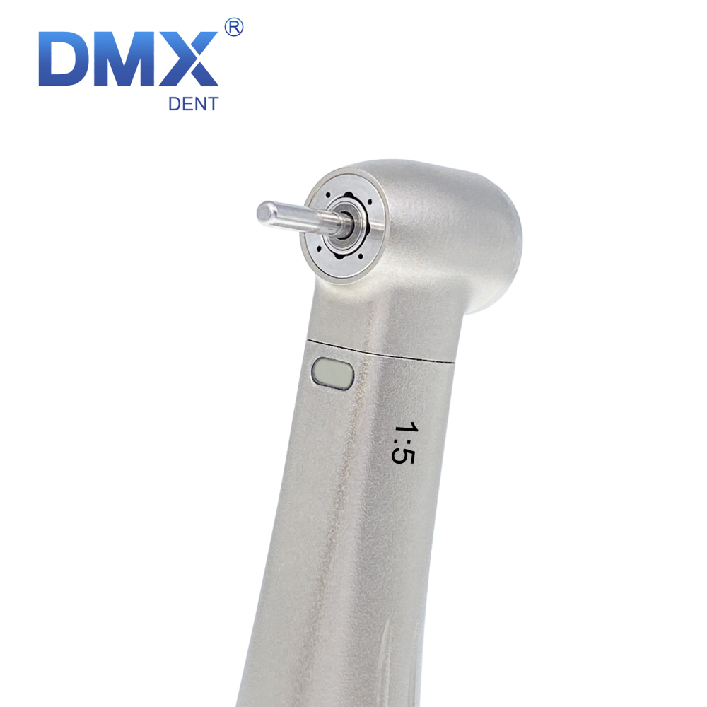 DMXDENT DX-95LS 1:5 Dental Increasing Fiber Optic Contra Angle Handpiece Fit NSK Electric Motor
