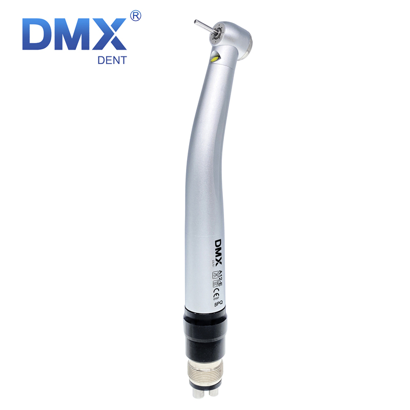DMXDENT A12-E SPQ Dental E-generator LED High Speed Handpiece 4 Spray+LED Quick Coupler 2/4 Hole