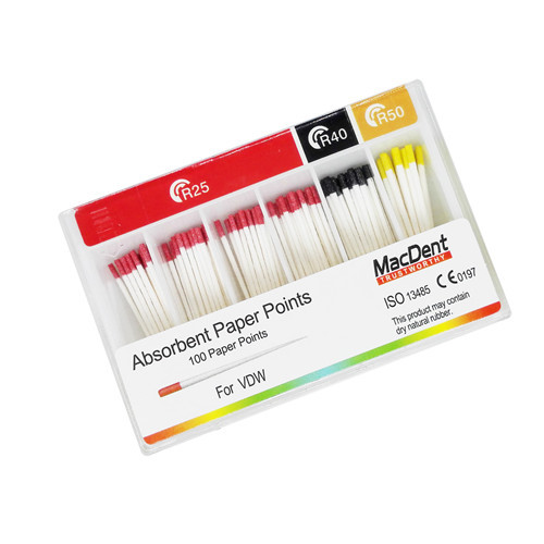 MacDent Dental Absorbent Paper Points For VDW R25 R40 R50